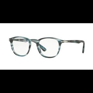 PERSOL 3143V 1051 RECTANGLE GREY EYEGLASSES
